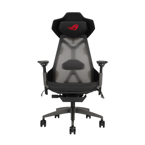 Asus ROG Destrier Ergo Gaming Chair Cyborg-Inspired Design Versatile Seat Adjustments Mobile Gaming Arm Support Acoustic Panel – ASUSTeK COMPUTER