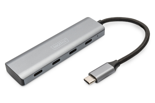 USB-C 4 Port HUB 4x USB-C 31 Gen1 5Gbps – Assmann Electronics