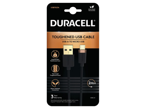 Duracell 2M USB-A to Micro USB Braided – Duracell