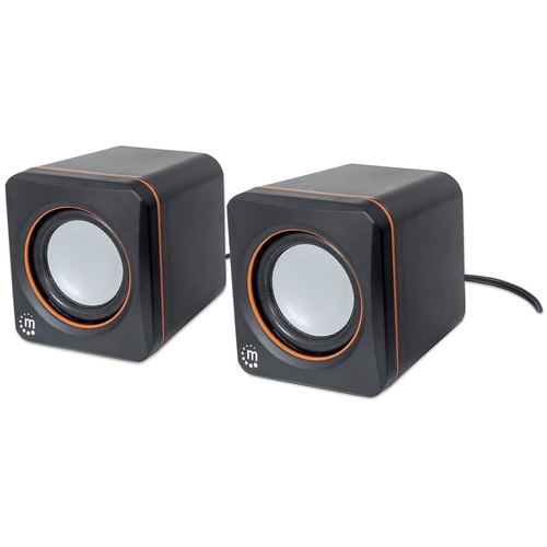 2600 SERIES 2X SPEAKER SYSTEM- 3.5MM USB-A/POWER BLACK – INTELLINET