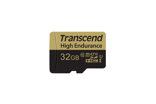 Transcend High Endurance - Flashgeheugenkaart (Adapter voor microSDHC naar SD inbegrepen) - 32 GB - UHS-I U1 / Class10 - SDHC – Transcend Information UK LTD