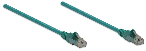 NETWORK CABLE CAT6 CCA 10M GREEN U/UTP SNAGLESS/BOOTED – INTELLINET