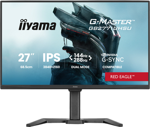 27iWIDE LCD G-Master Red Eagle 3840 x 2160 4K UHD IPS panel LED Bl.FreeSync Premium USB-Hub (2xOut v3.2 + 2xUSB-C(7 5 Watt)) Pivot HeightAdjust.(15cm) 450cd/m 1 – Iiyama