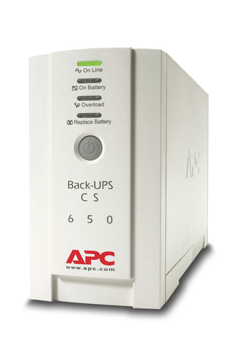 APC Back-UPS CS- 400 Watts / 650 VA-I/P – APC