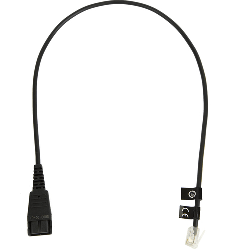 Jabra GN QD Cord. straight RJ9 plug – GN