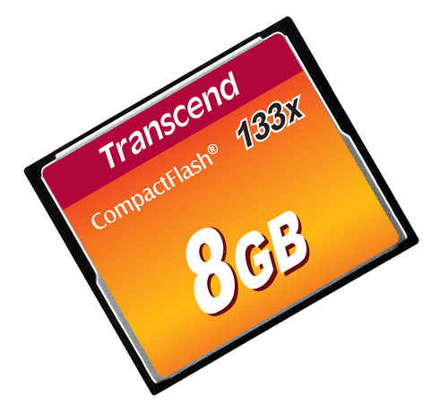 8GB CF CARD (133X, TYPE I ) – Transcend Information UK LTD