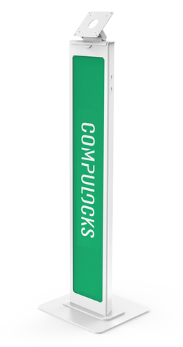 BRANDME BRANDED FLOOR STAND TABLET KIOSK STAND – Compulocks