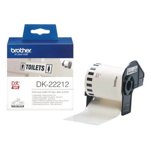 CINTA CONTINUA BLANCA ANCHO 62MM LONGITUD 15.24M – Brother