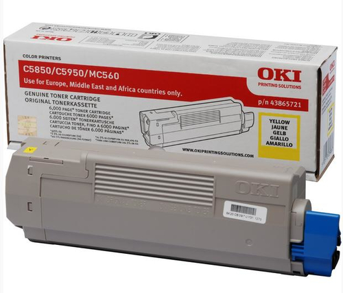 Yellow Toner 6K for C5850 and C5950 – OKI