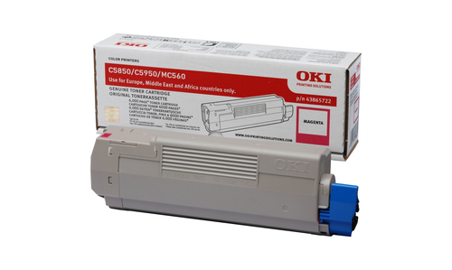 Magenta Toner 6K for C5850 and C5950 – OKI