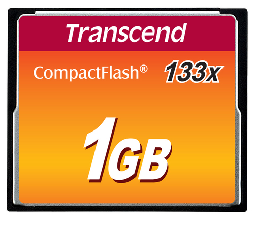 Transcend - Flashgeheugenkaart - 1 GB - 133x - CompactFlash – Transcend Information UK LTD