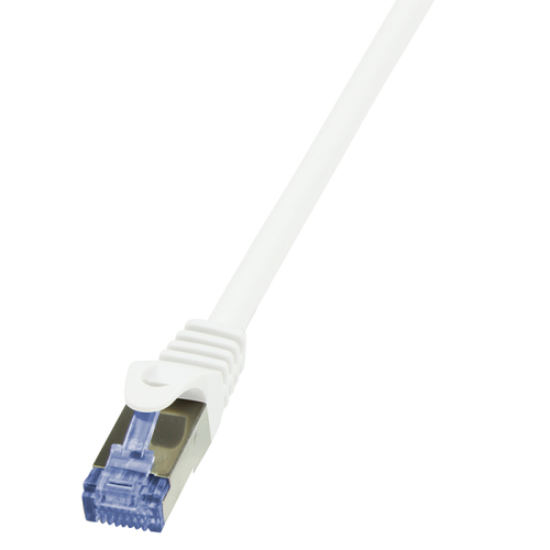 Patch Cable Cat.6A S/FTP white 40m, PrimeLine – LogiLink