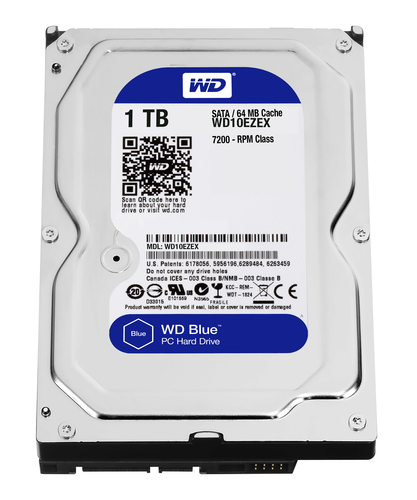 1TB BLUE 64MB 3.5IN SATA 6GB/S 7200RPM – Western Digital