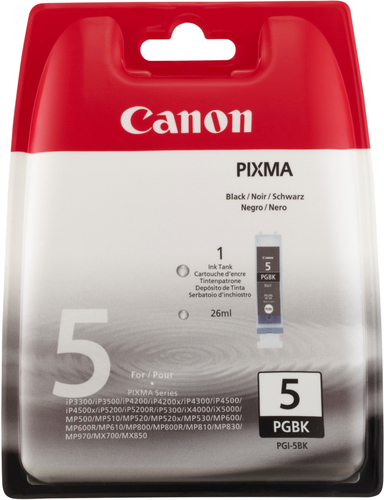 PGI-5 BLK INK BLISTER W/SEC BLACK K CARTRIDGE – Canon