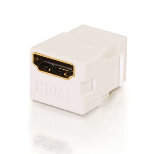 Snap-In HDMI(R) F/F Keystone Insert Module - WhiteFeed-through coupler for HDMI applications – Legrand