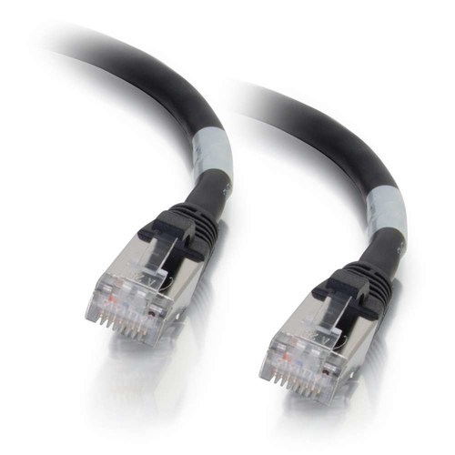 2m Cat6a Booted Shielded (STP) Network Patch Cable Black – Legrand