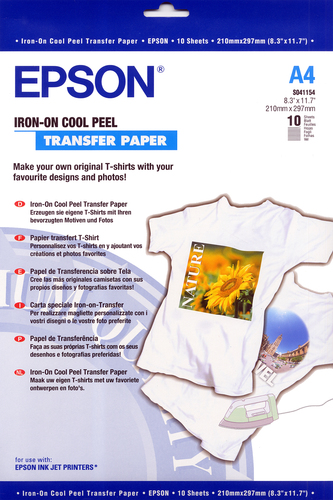 A4 IRON ON T-SHIRT TRANSFER – Epson