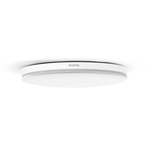 Beamtracking Ceiling Microphone with PoE+ Amplifier - White – Biamp