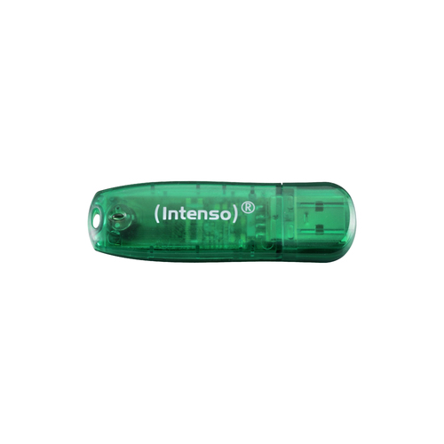 8GB Intenso Rainbow Line USB 2.0 Flash Drive Green – intenso