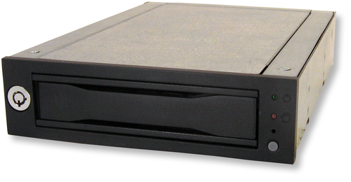 CRU DX115DC 6G Frame Only- SAS/SATA 6.0 Gbps host connection- accepts DX115DC carriers- auto start & host LED feature- Black – CRU