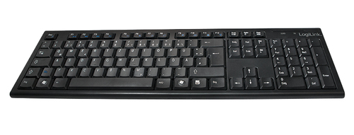 Keyboard Wireless 2,4GHz Black – LogiLink