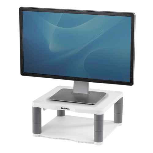 Classic Premium Monitor Riser Platinum – Fellowes