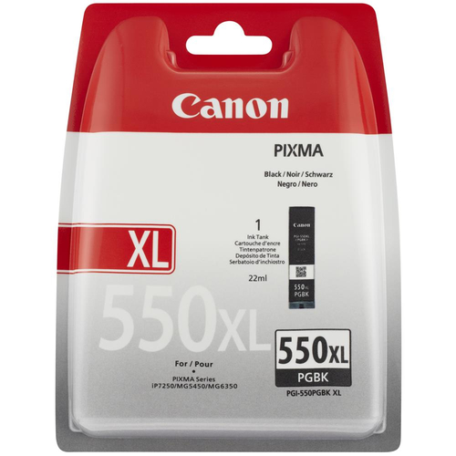 PGI-550XL PGBK BL SEC PIGMENT BLACK XL K TANK – Canon