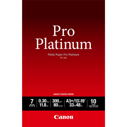 PHOTO PAPER PT101 A3 10SHEET PRO PLATUM – Canon