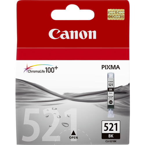 CLI-521 BK-BLACK INK TANK IP3600/IP4600/MP540/620/630/980 – Canon