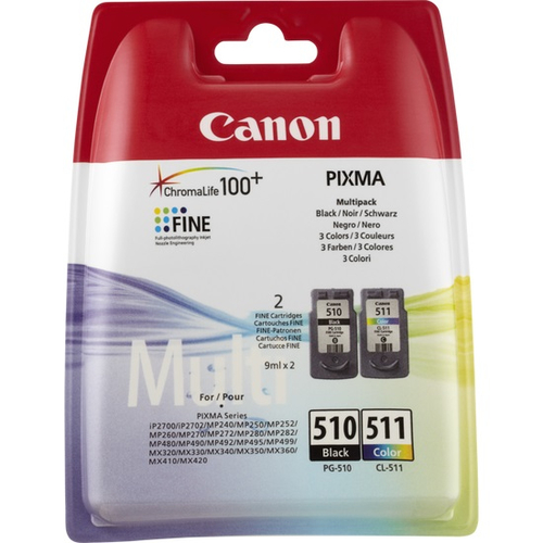 PG-510 / CL-511 MULTI PACK SEC VALUE PACK BLISTERED – Canon