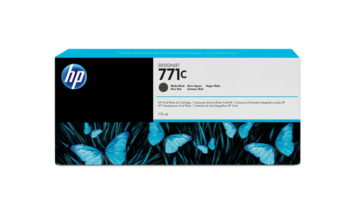 INK CARTRIDGE NO 771C MATTE BLACK 775-ML DESIGNJET – HP Inc