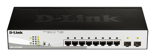 8-Port Gigabit PoE Smart Managed Switch with 2 SFP ports – D-Link Systems