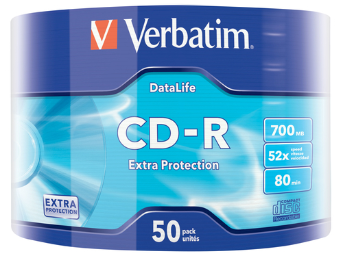 Verbatim CD-R 700MB 52X WRAP – Verbatim