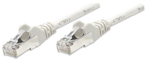 NETWORK CABLE CAT5E CCA 2M GREY F/UTP SNAGLESS/BOOTED – INTELLINET