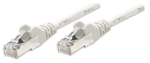 NETWORK CABLE CAT5E CCA 3M GREY F/UTP SNAGLESS/BOOTED – INTELLINET