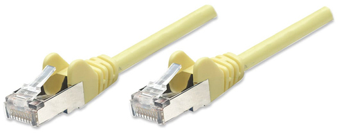 NETWORK CABLE CAT5E CCA 7.5M YELLOW SF/UTP SNAGLESS/BOOTED – INTELLINET