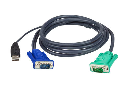 2M KVM OCTOPUS CABLE - USB & VGA P-P – ATEN