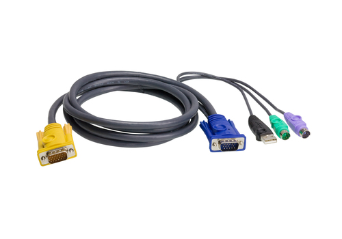 USB-PS-2 1.8M HYBRID CABLE. – ATEN