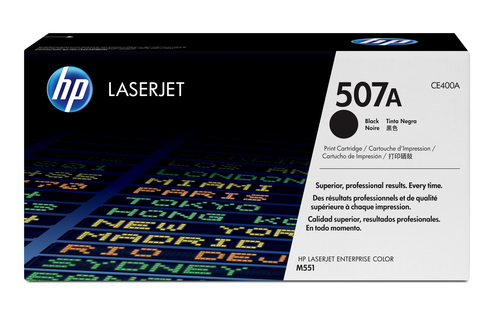 TONER CARTRIDGE 507A BLACK LASERJET – HP Inc