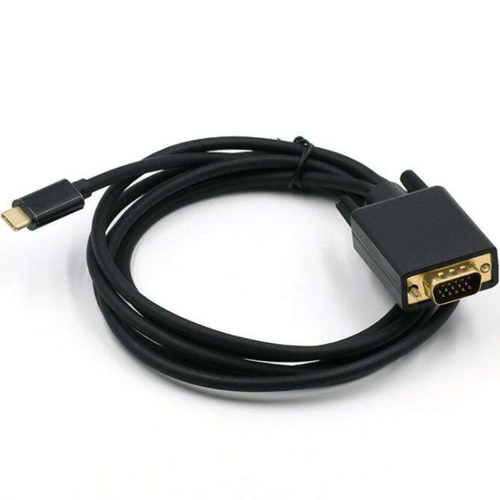 JLC Type C (Male) to VGA (Male) Cable – 1.8M – Black – JLC