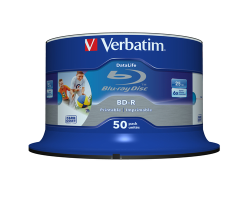Verbatim BD-R 'Datalife' 25GB 6x 50pk – Verbatim