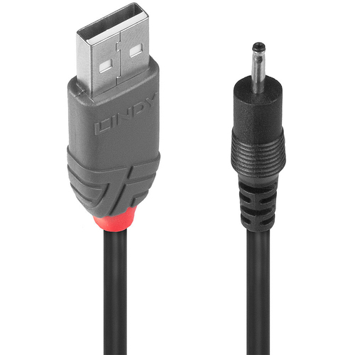 1.5M USB TO DC ADAPTER CABLE 0.7MM NER 2.5MM OUTER TIP – Lindy