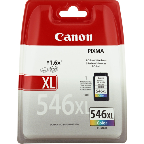 CL-546 XL BL SEC COLOR XL K CARTRIDGE – Canon