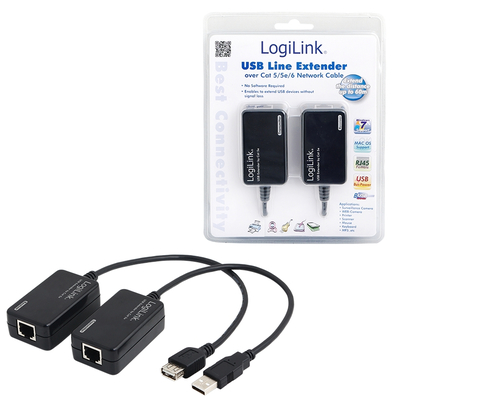 Extender by CAT-5/6 Kabel – LogiLink