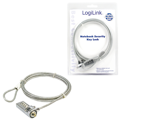 Notebook Security Lock 1.5m – LogiLink