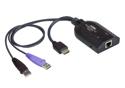Digital Video HDMI USB KVM Adapter Cable with Virtual Media & Smart Card Reader Support – ATEN