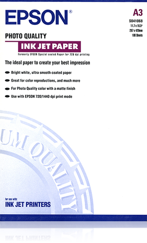 INKJET PHOTO PAPER A3 100CT – Epson