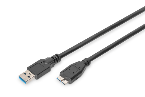 USB 3.0 connection cable type A - micr – Assmann Electronics