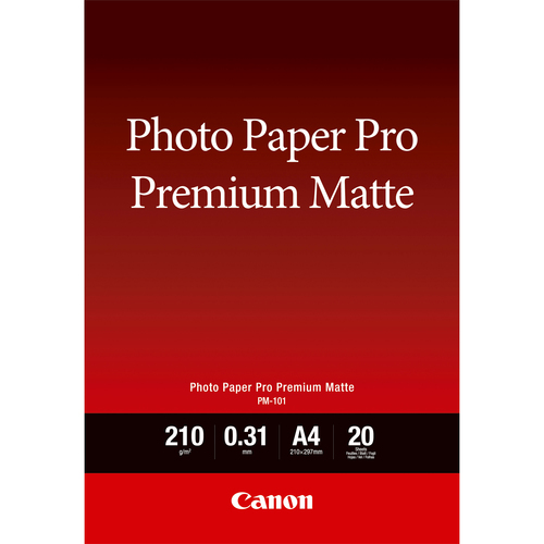 PM-101 A4 20SH PHOTO PAPER PREMIUM MATTE A4 20 SHEETS – Canon