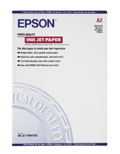 A2 Photo Quality Inkjet Paper (30 sheets) – Epson